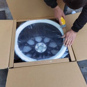 packaging of forged wheels
