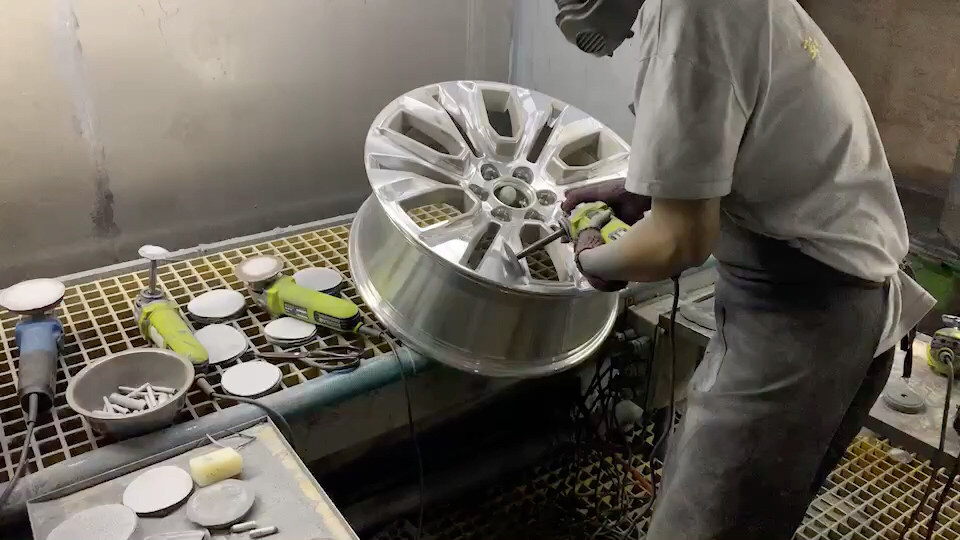 Finishing Processing of forged wheels