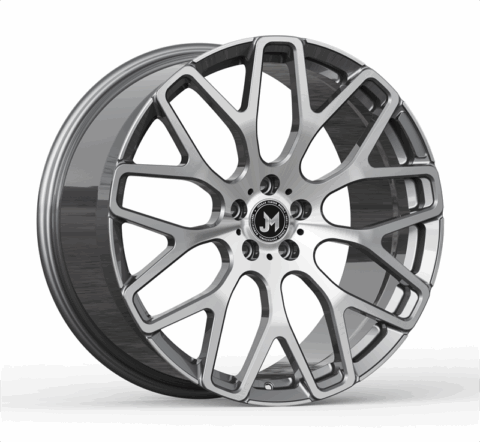 White color 16 17 18 19 20 21 inch alloy car rim forged wheel for car tuning 19 JM7966 forged wheels 3