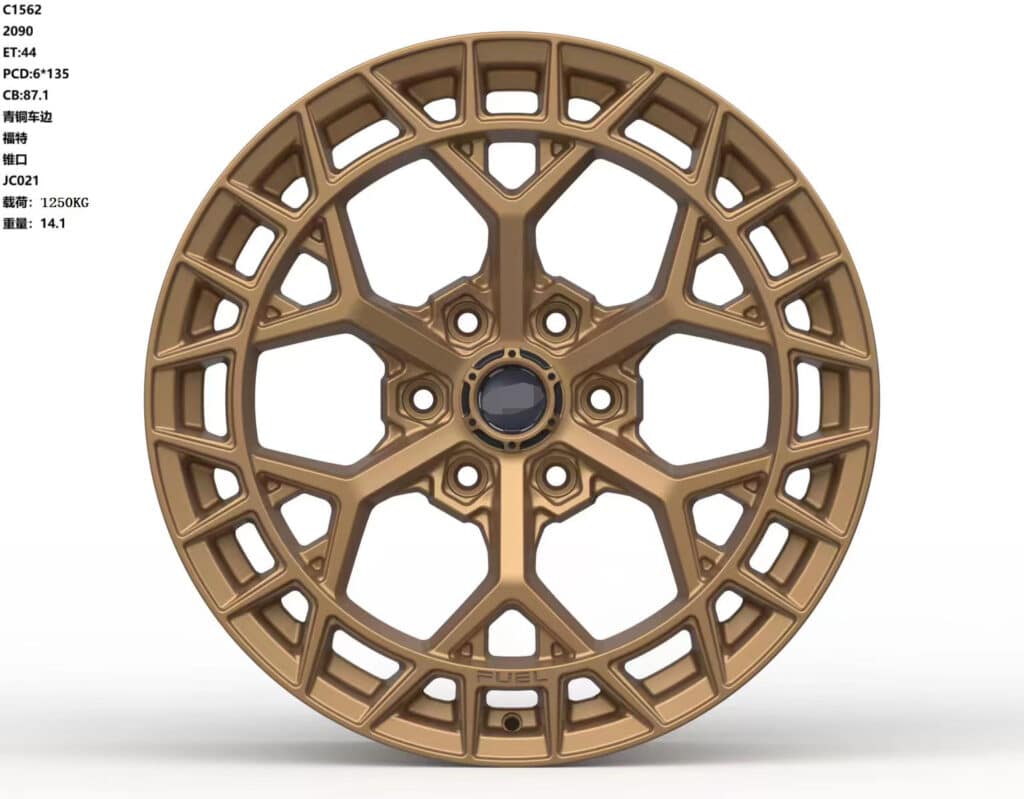 Bronze 20 inch 5x130 forged monoblock wheels 2 forged monoblock wheels (9)