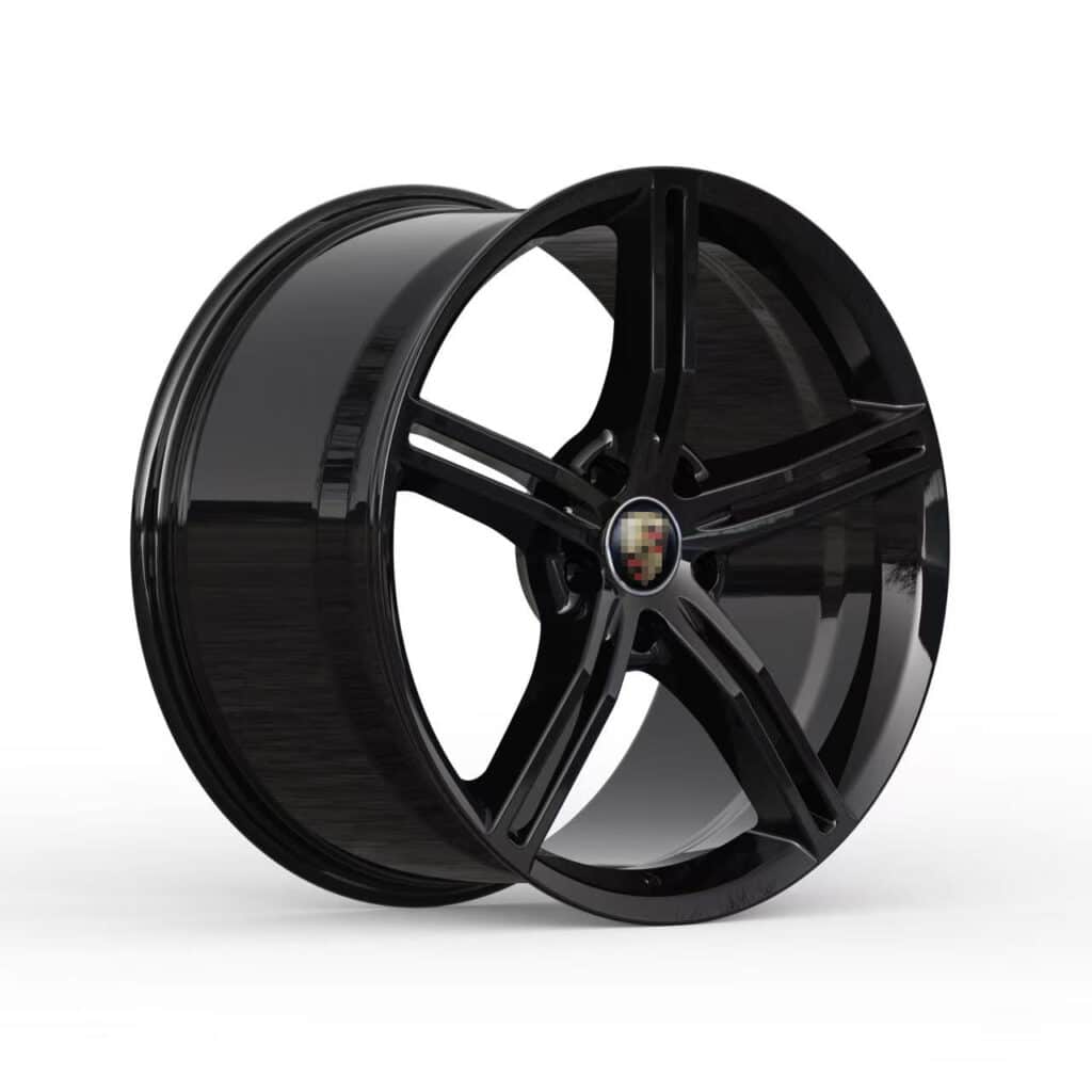 T6 6061 Aluminium Gloss Black Vossen Porsche 21 Inch forged car wheels 10 vossen porsche (7)